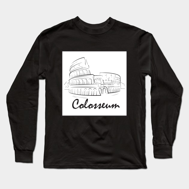 The Coliseum Long Sleeve T-Shirt by navod